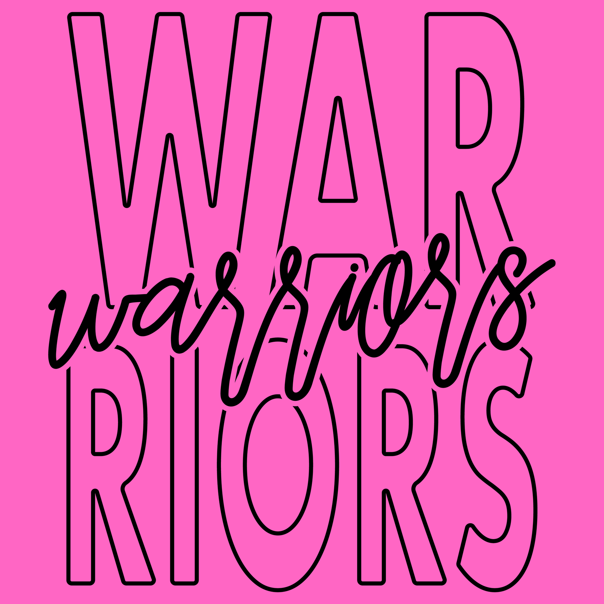YOUTH Outline Double Stack Warrior Shirt Order