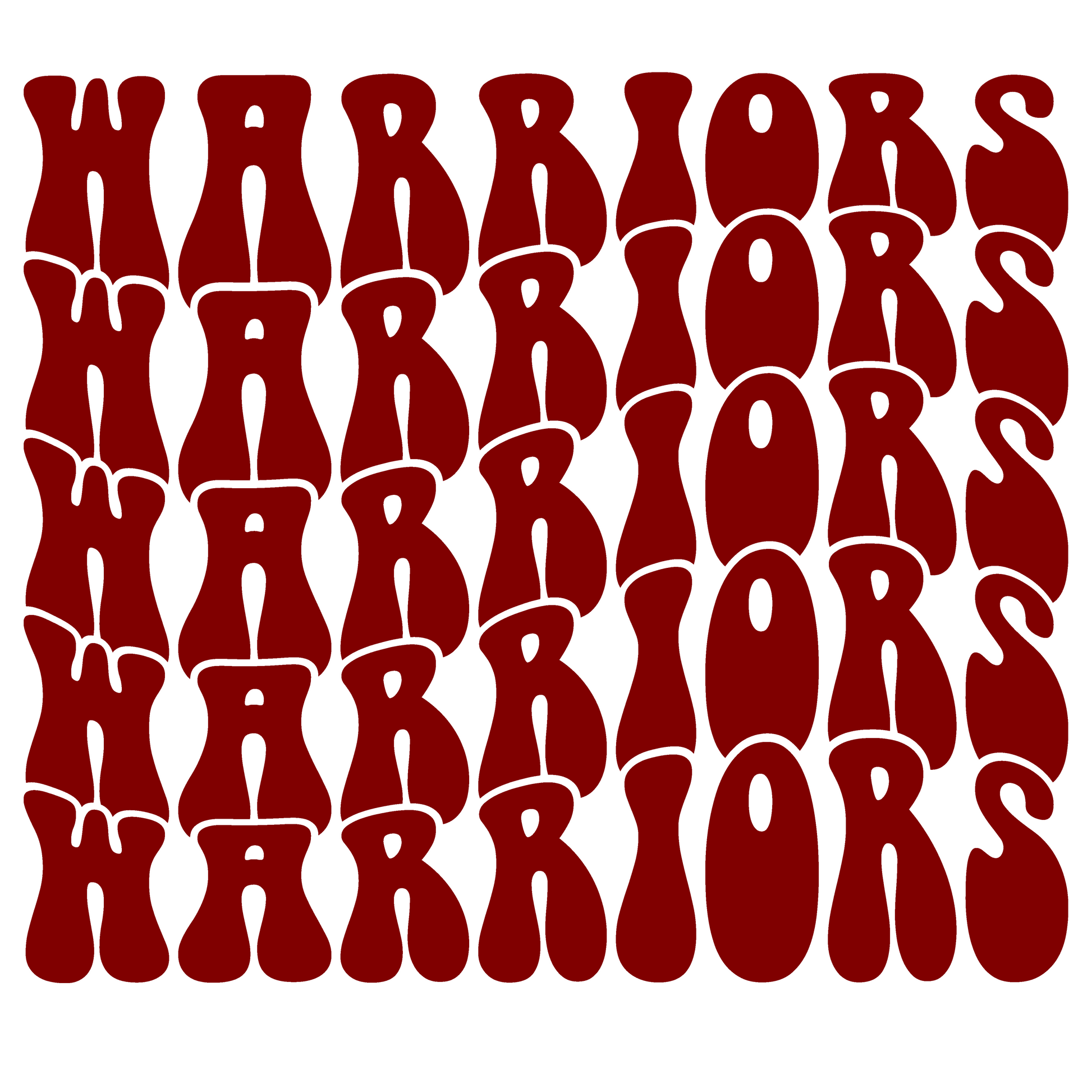 YOUTH Warriors Retro Stacked Shirt Order