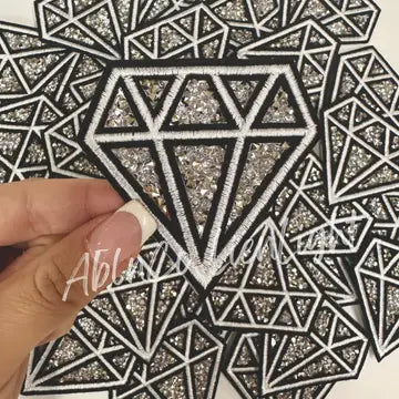 RHINESTONE DIAMOND HAT PATCH