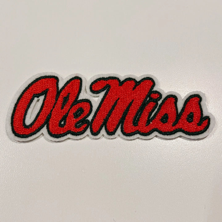 3.5" Ole Miss - Embroidered Hat Patch
