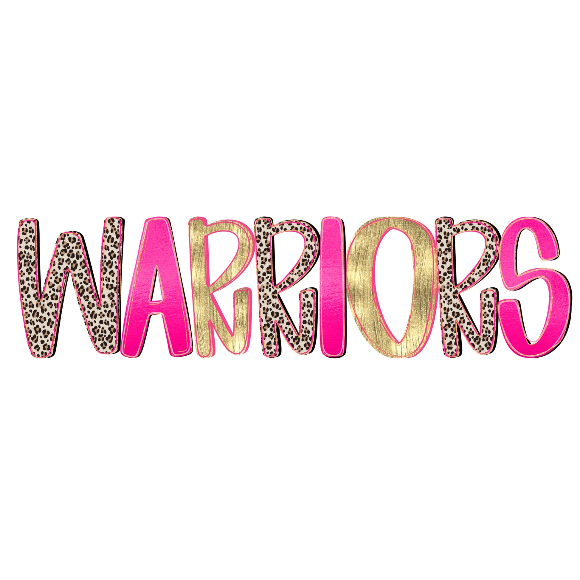Youth Gold Cheetah Warriors Sweatshirt