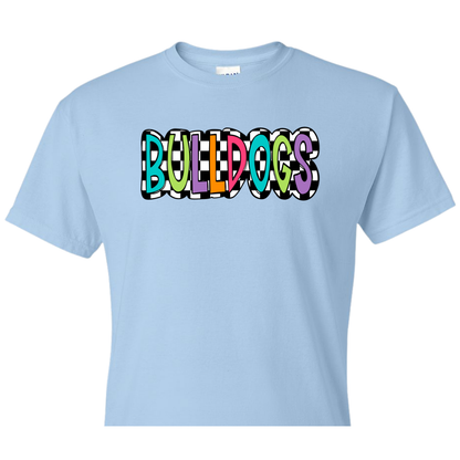 Rainbow Checkered Bulldogs Shirt Order