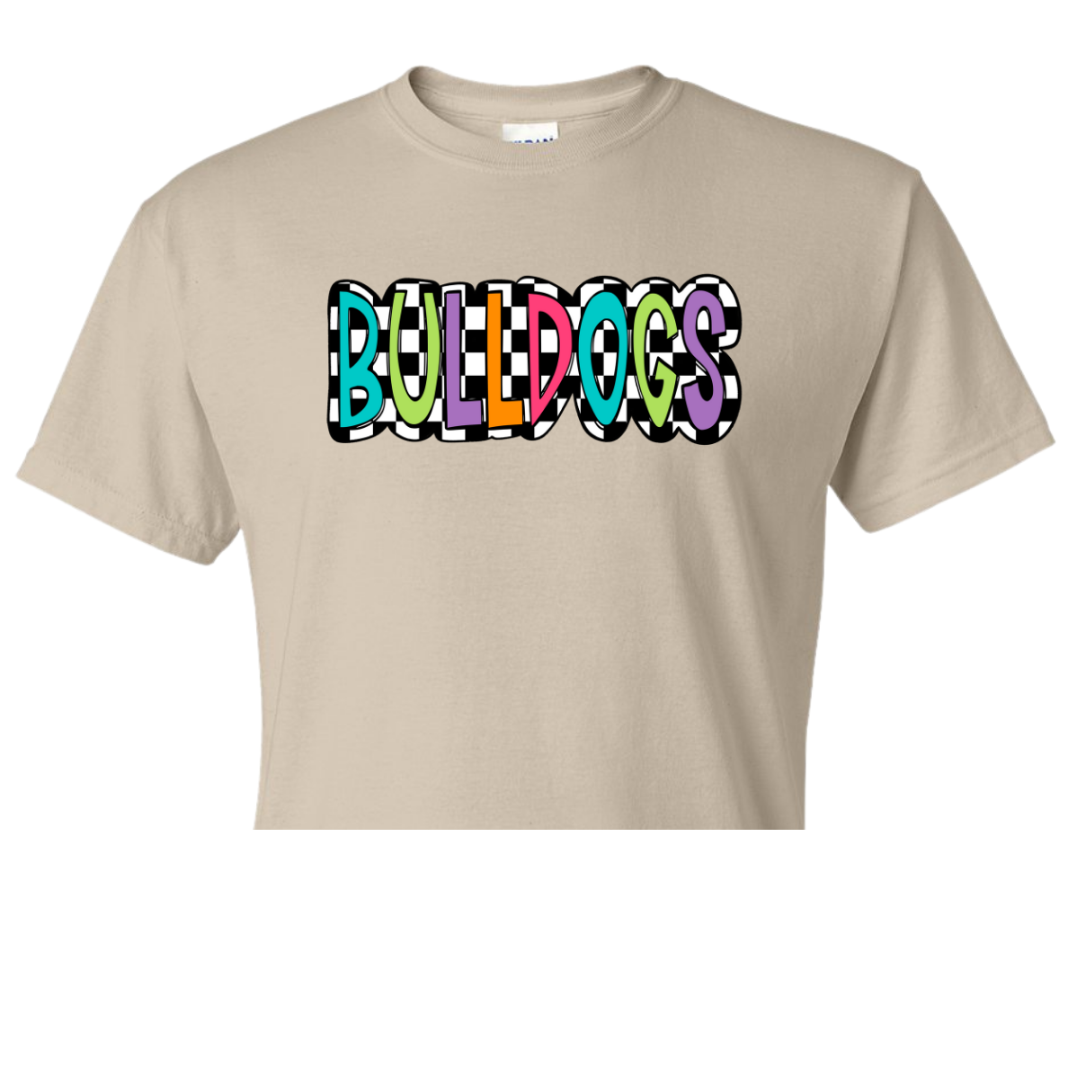 Rainbow Checkered Bulldogs Shirt Order