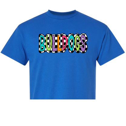 Rainbow Checkered Bulldogs Shirt Order