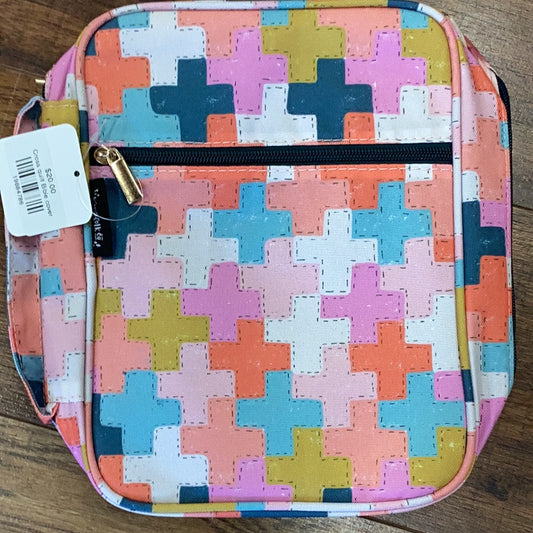 Bible cover cross multi color king folk