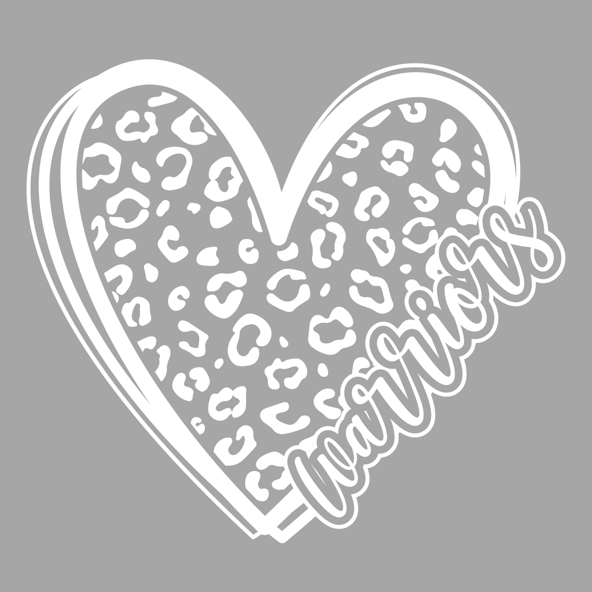 YOUTH Leopard Heart warriors Shirt Order