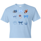 Blue Bows Football Player Center Shirt Order