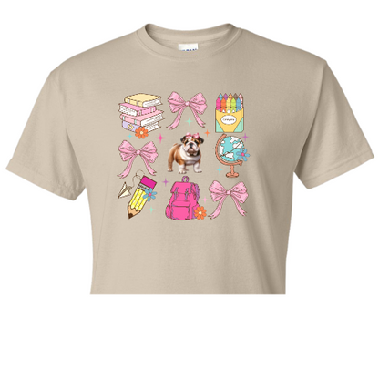 Bows School Bulldog Center Shirt Order