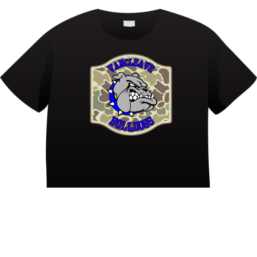 Camo Bulldog Shirt Order