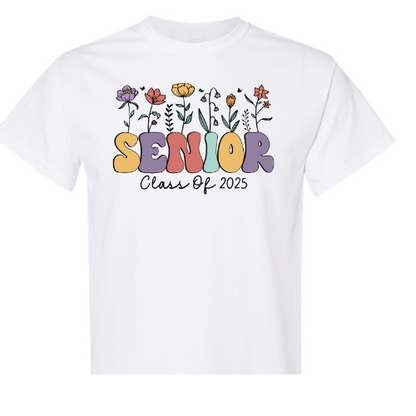 Senior with Flowers Shirt Order