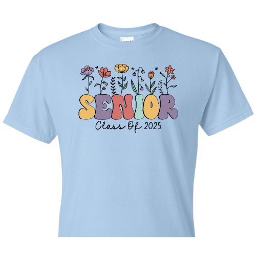 Senior with Flowers Shirt Order