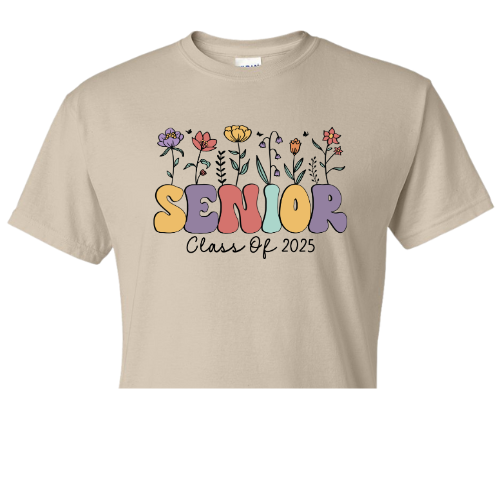 Senior with Flowers Shirt Order