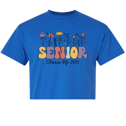 Senior with Flowers Shirt Order