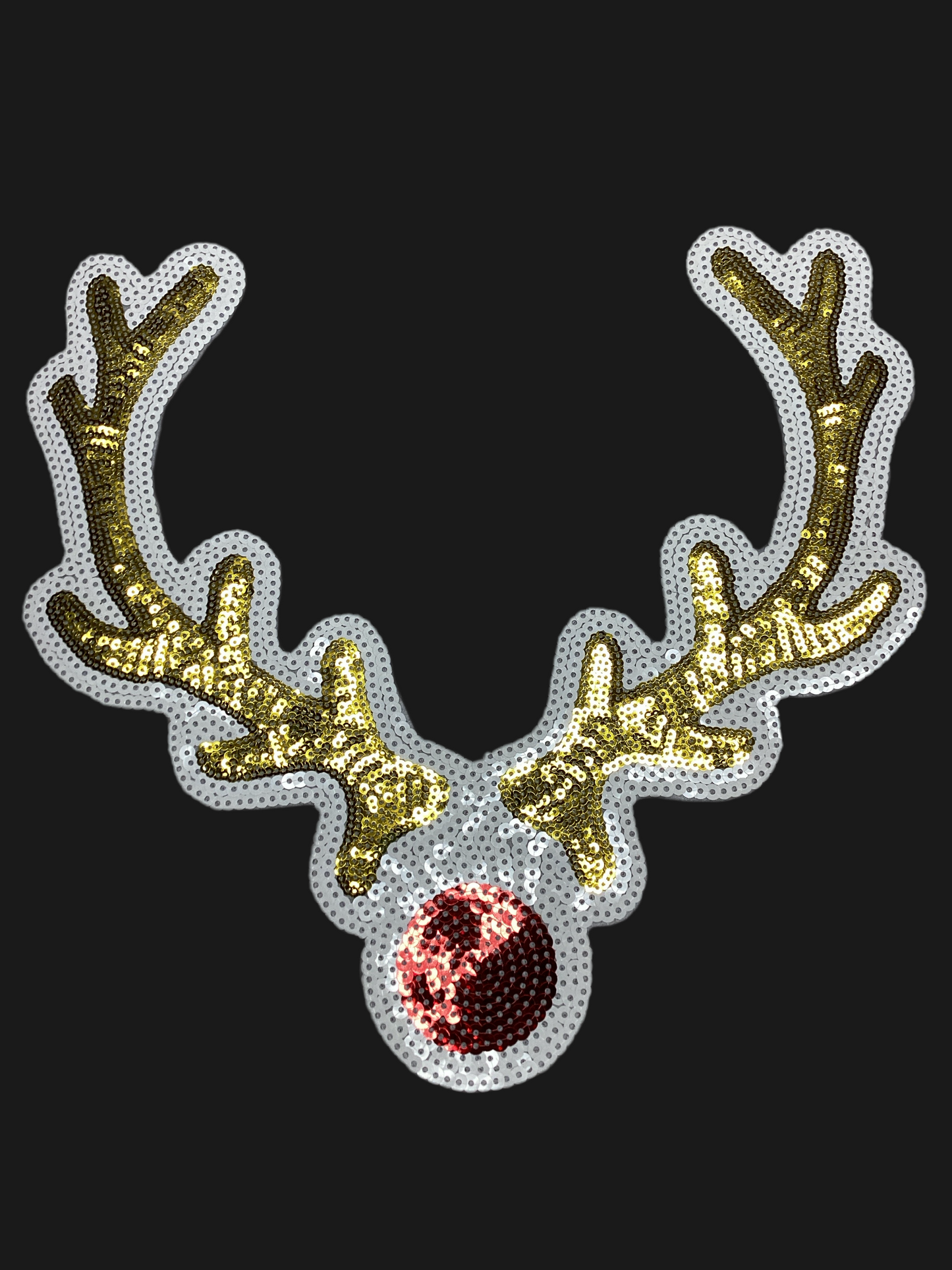 Reindeer Sequin Patch