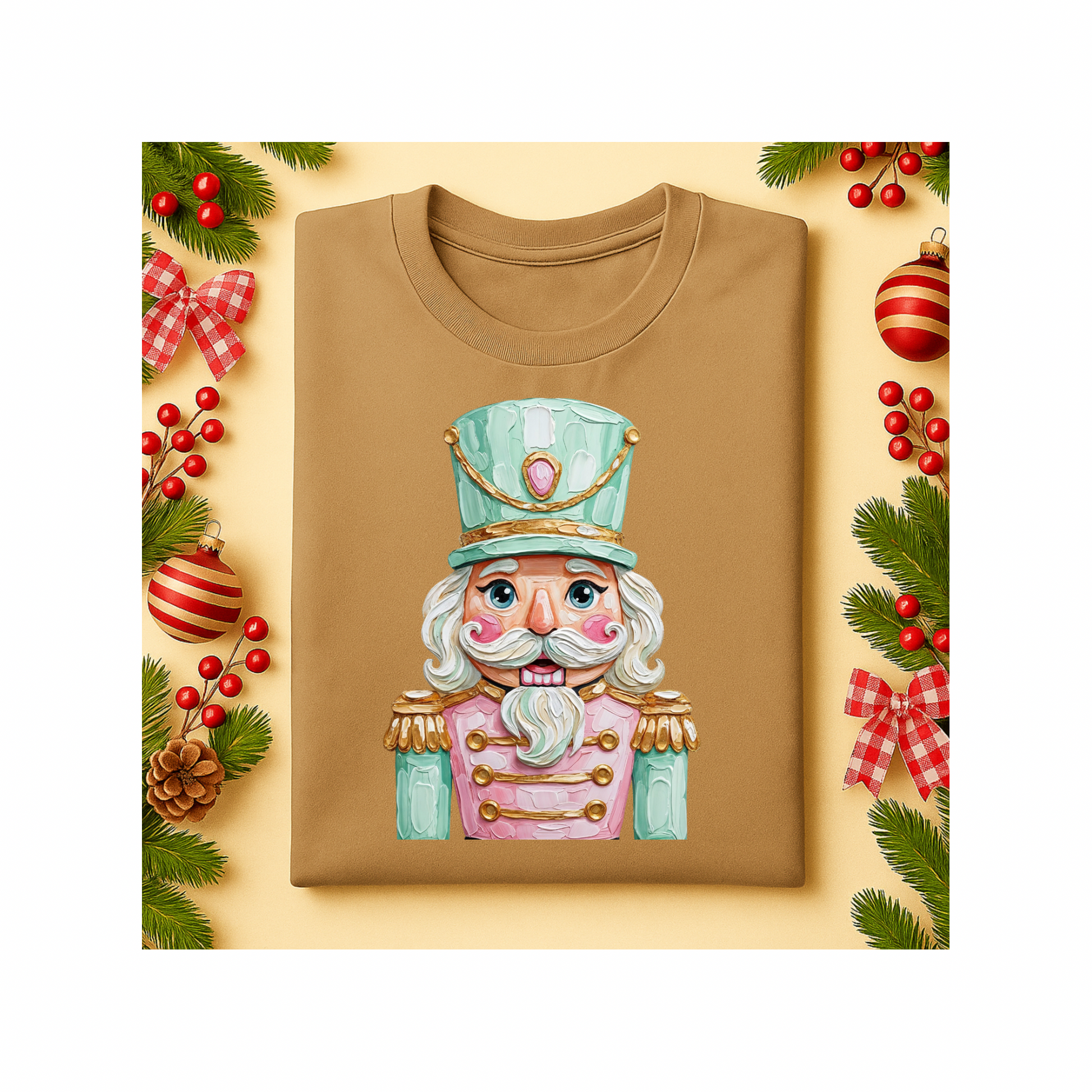 Pastel Nutcracker DTF