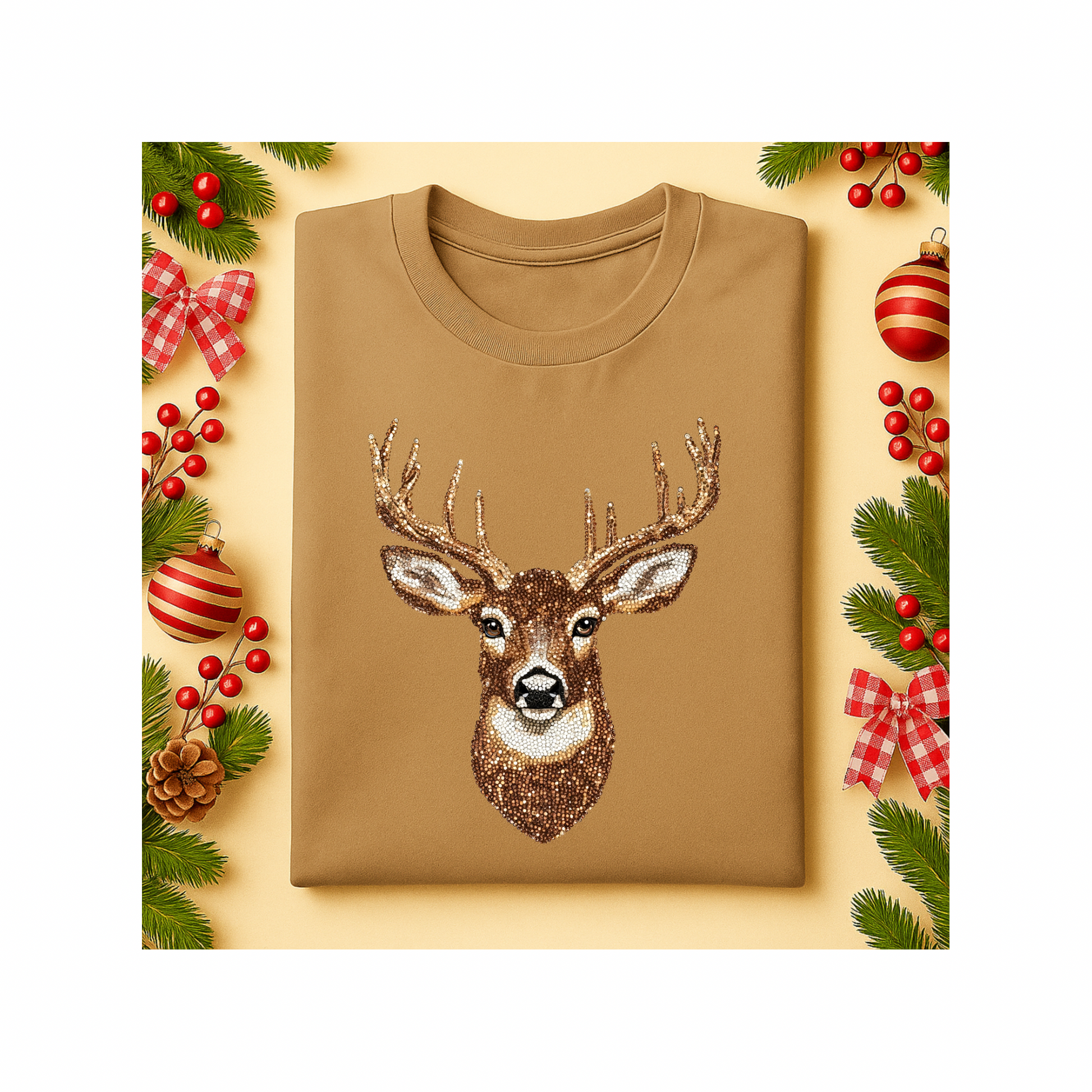 Rhinestone Deer DTF