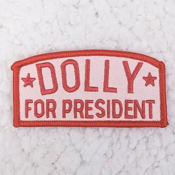 Dolly For President Hat Patch