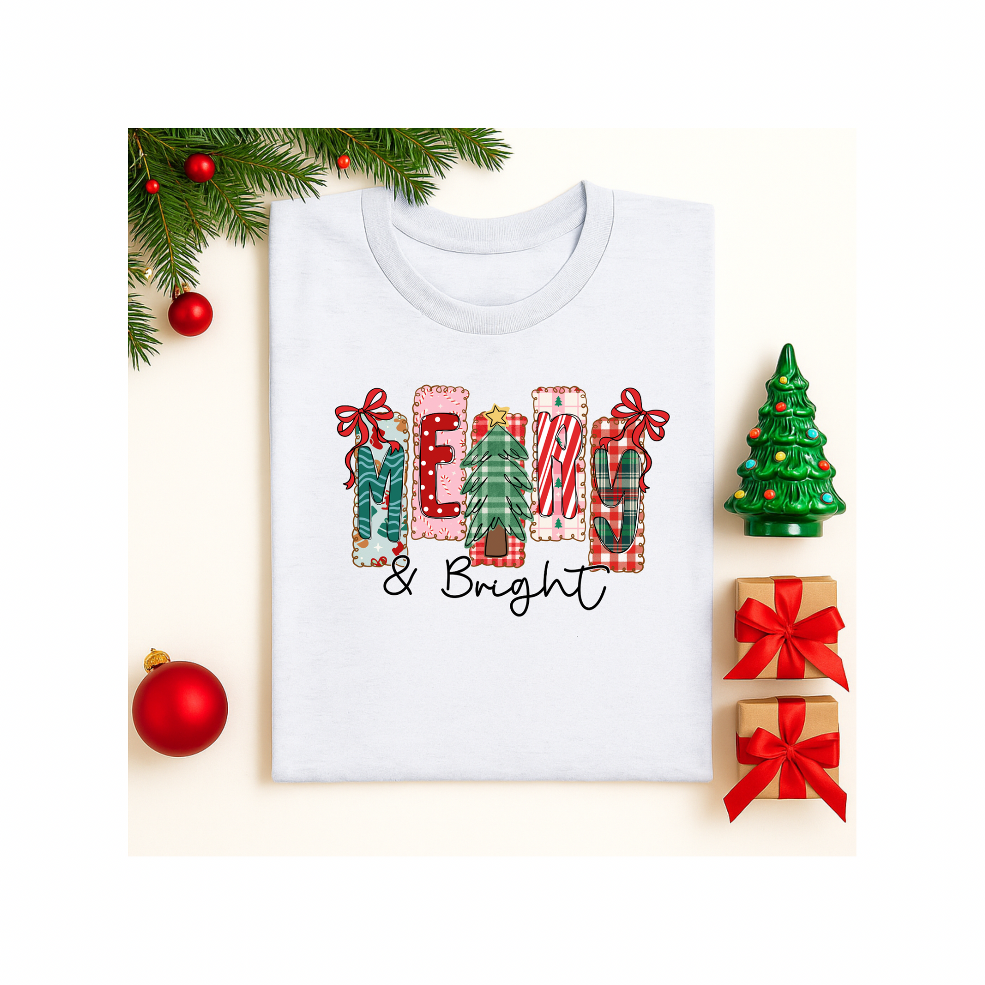 MERRY & BRIGHT DTF