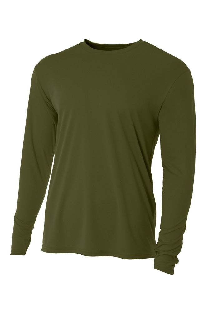 ADULT-A4 Apparel N3165 Adult Polyester Performance Long Sleeve T-Shirt