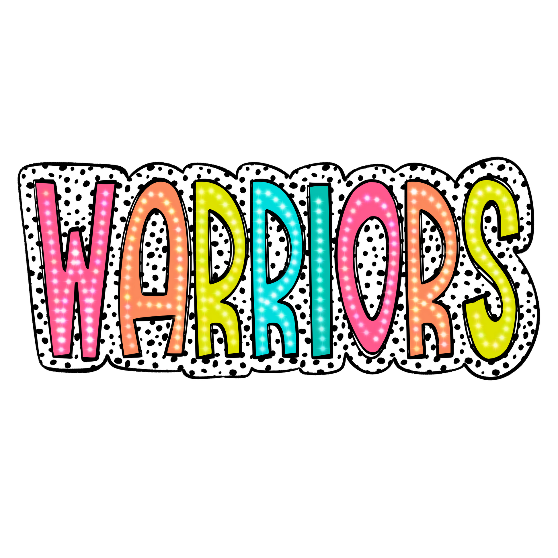 Youth Warriors Dalmation Print Sweatshirt