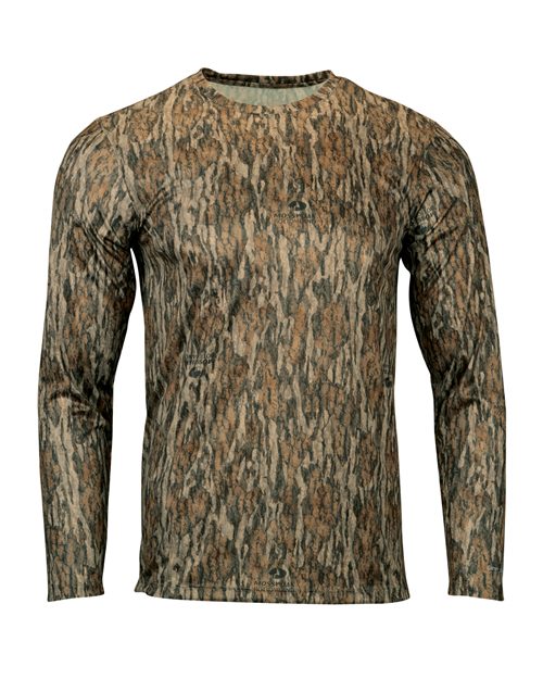 ADULT-Paragon Men's Oxford Performance Camo Print Long Sleeve T-Shirt - 237