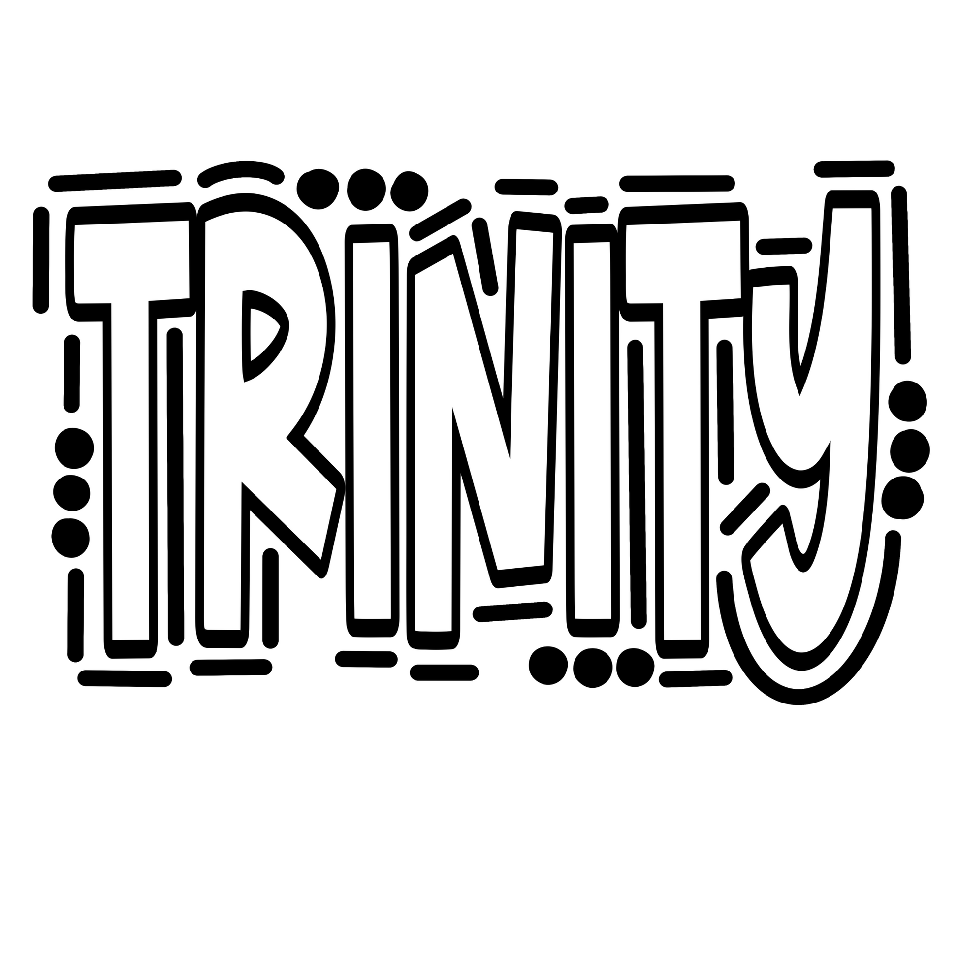 Adult Trinity Doodle Logo Shirt Order