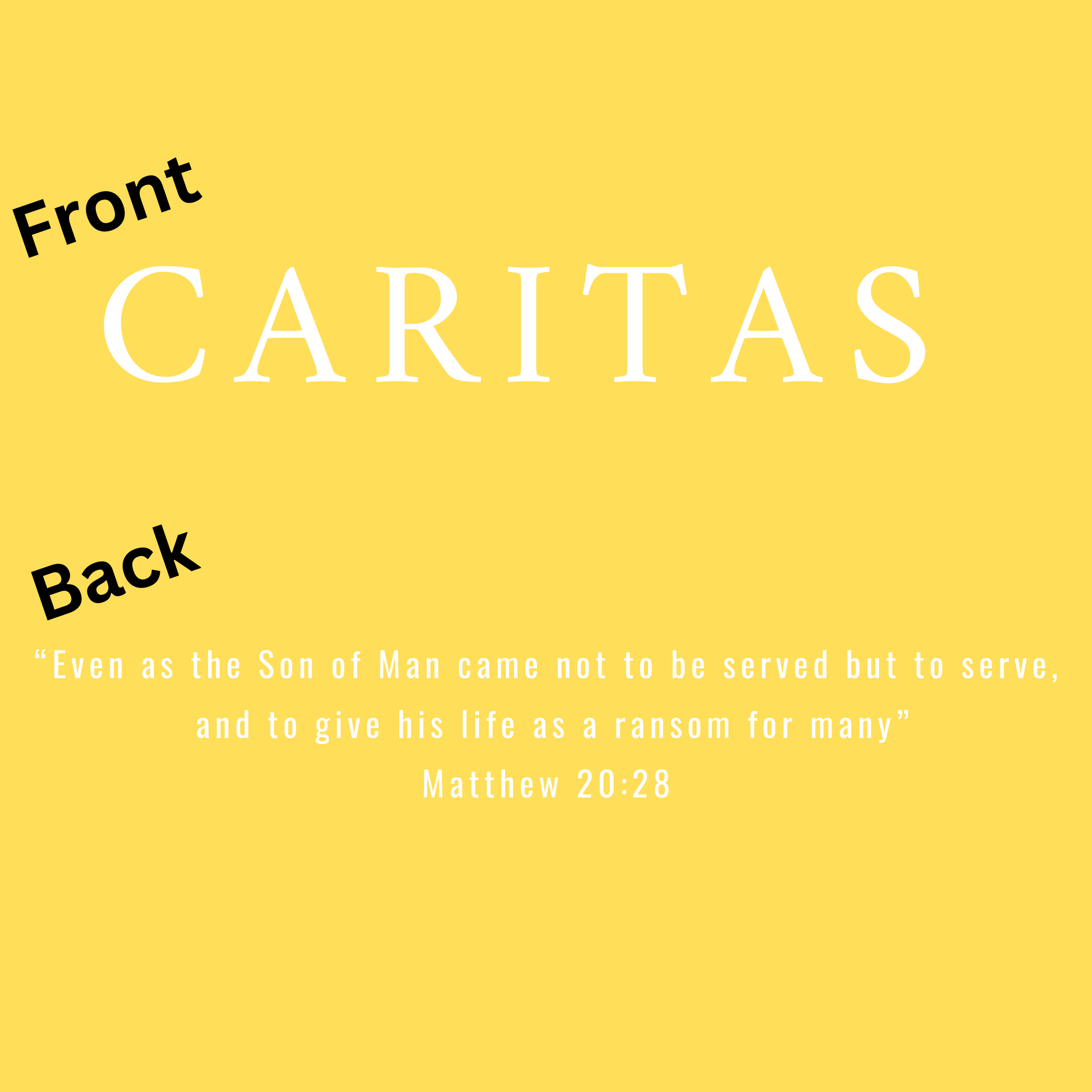 Youth CARITAS Yellow House Sweatshirt Order