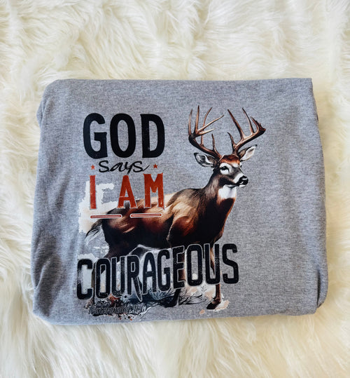 "God Says I Am Courageous "-Prepressed