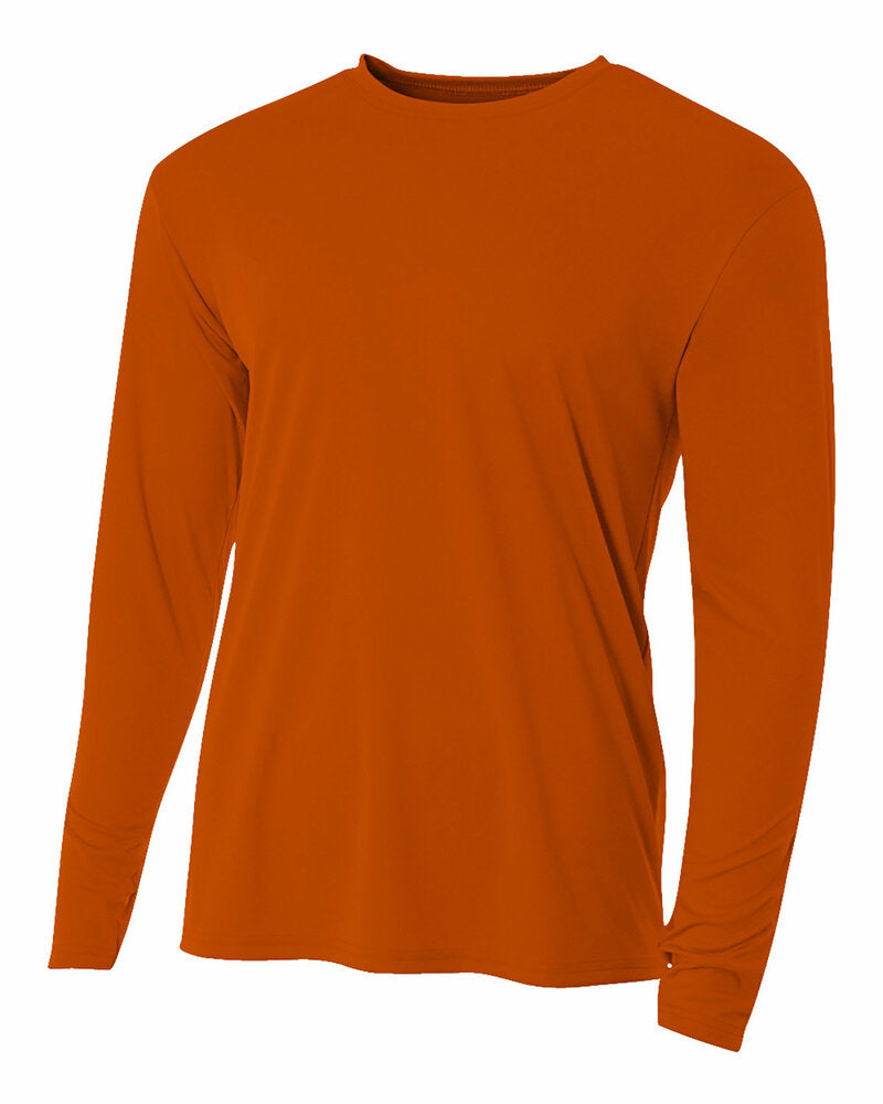 ADULT-A4 Apparel N3165 Adult Polyester Performance Long Sleeve T-Shirt