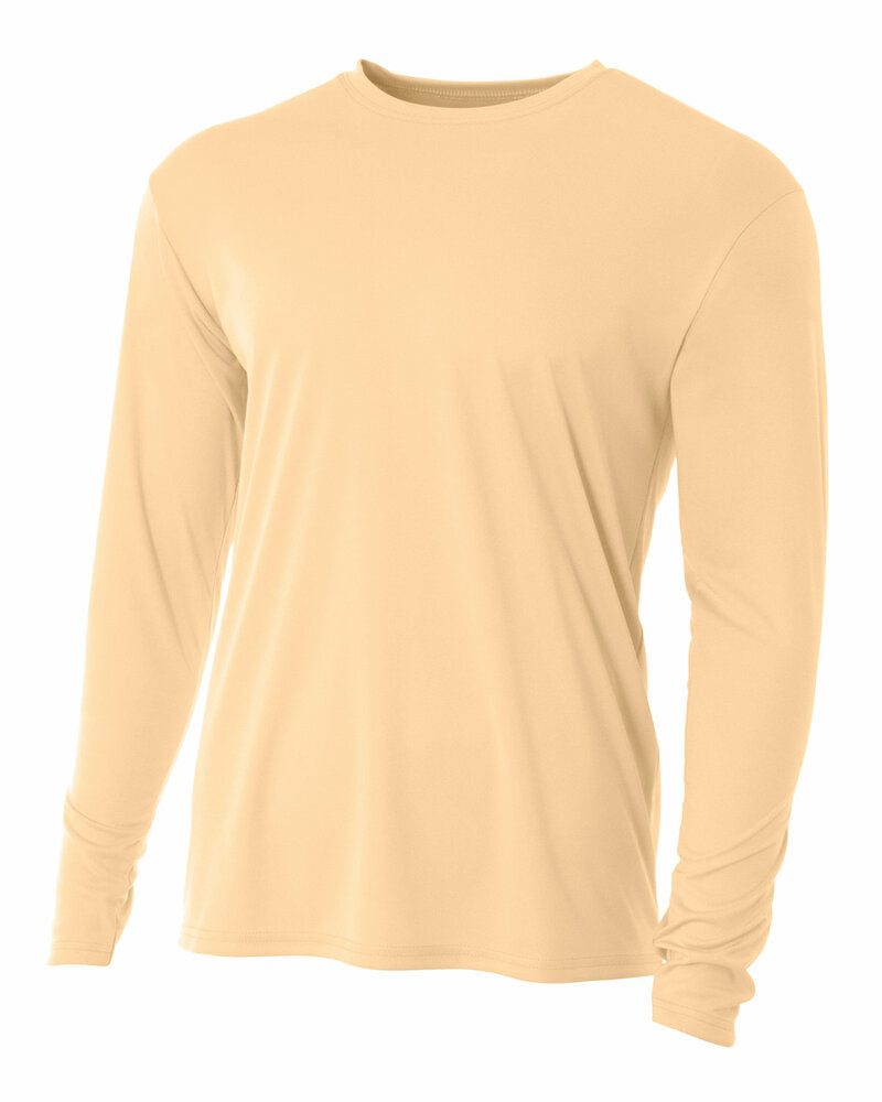 ADULT-A4 Apparel N3165 Adult Polyester Performance Long Sleeve T-Shirt