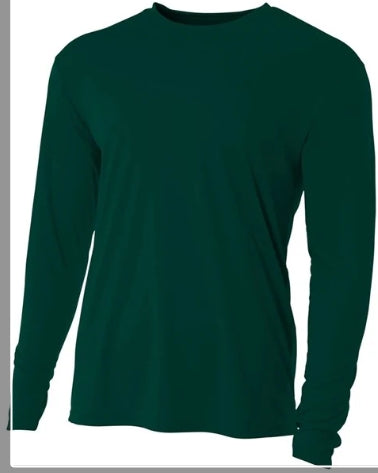 ADULT-A4 Apparel N3165 Adult Polyester Performance Long Sleeve T-Shirt