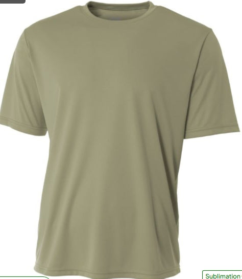 ADULT-A4 Apparel N3142 Upgraded Sublimation and Polyester Performance T-Shirt UPF 44+