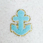 Blue Anchor Hat Patch