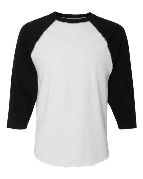 LAT Unisex Baseball Fine Jersey Three-Quarter Sleeve Tee - 6930