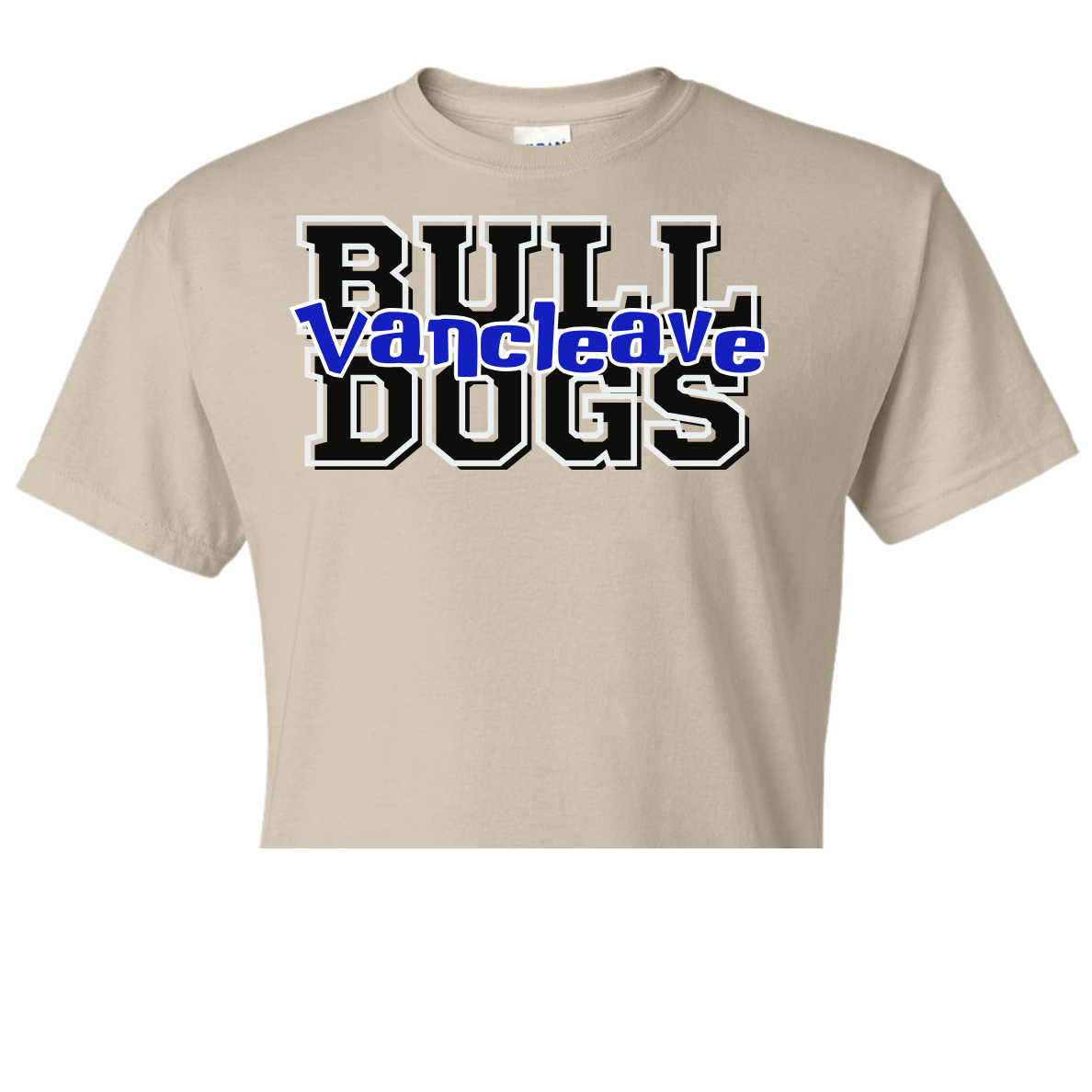 Bulldog Black Words Shirt Order