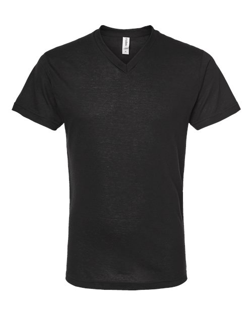 ADULT-Tultex 214-Women's Fine Jersey V-Neck T-Shirt