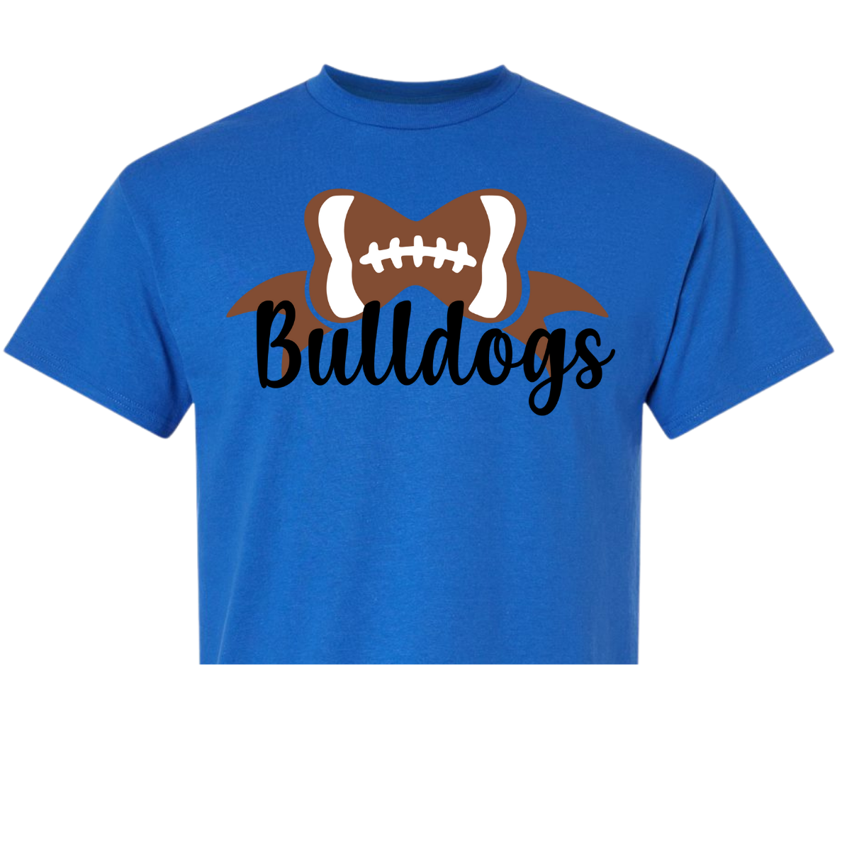 Bulldog Football Bow Shirt Order