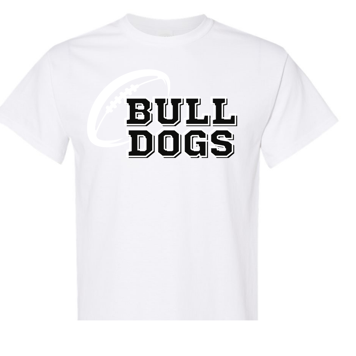 Bulldog Half Football Shirt Order