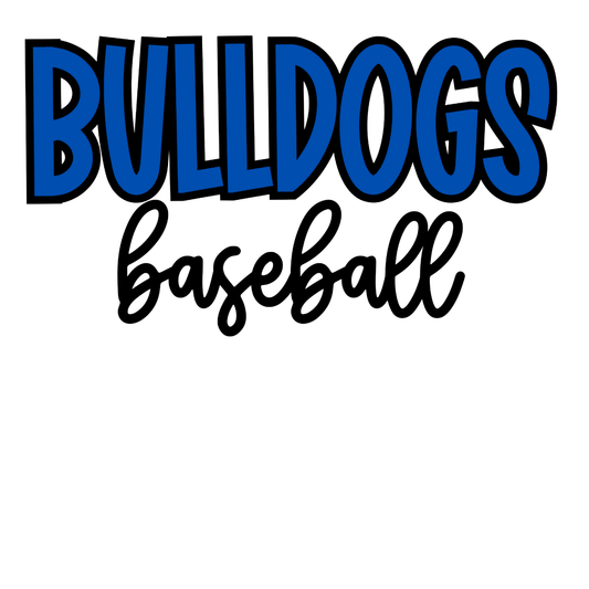 Bulldogs Baseball Simple Shirt Order