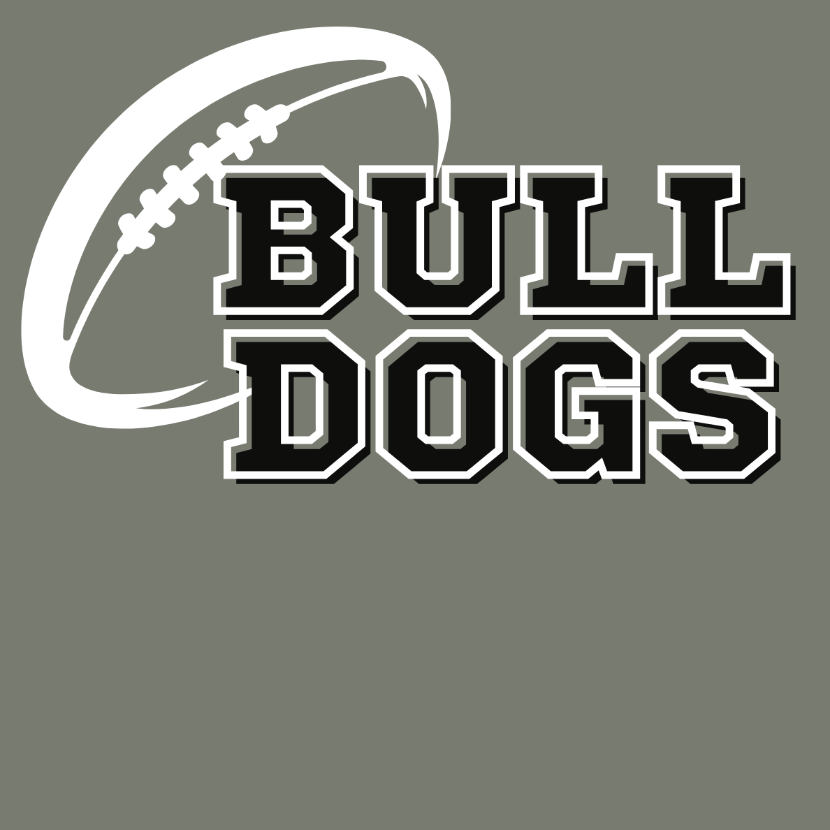 Bulldog Half Football Shirt Order