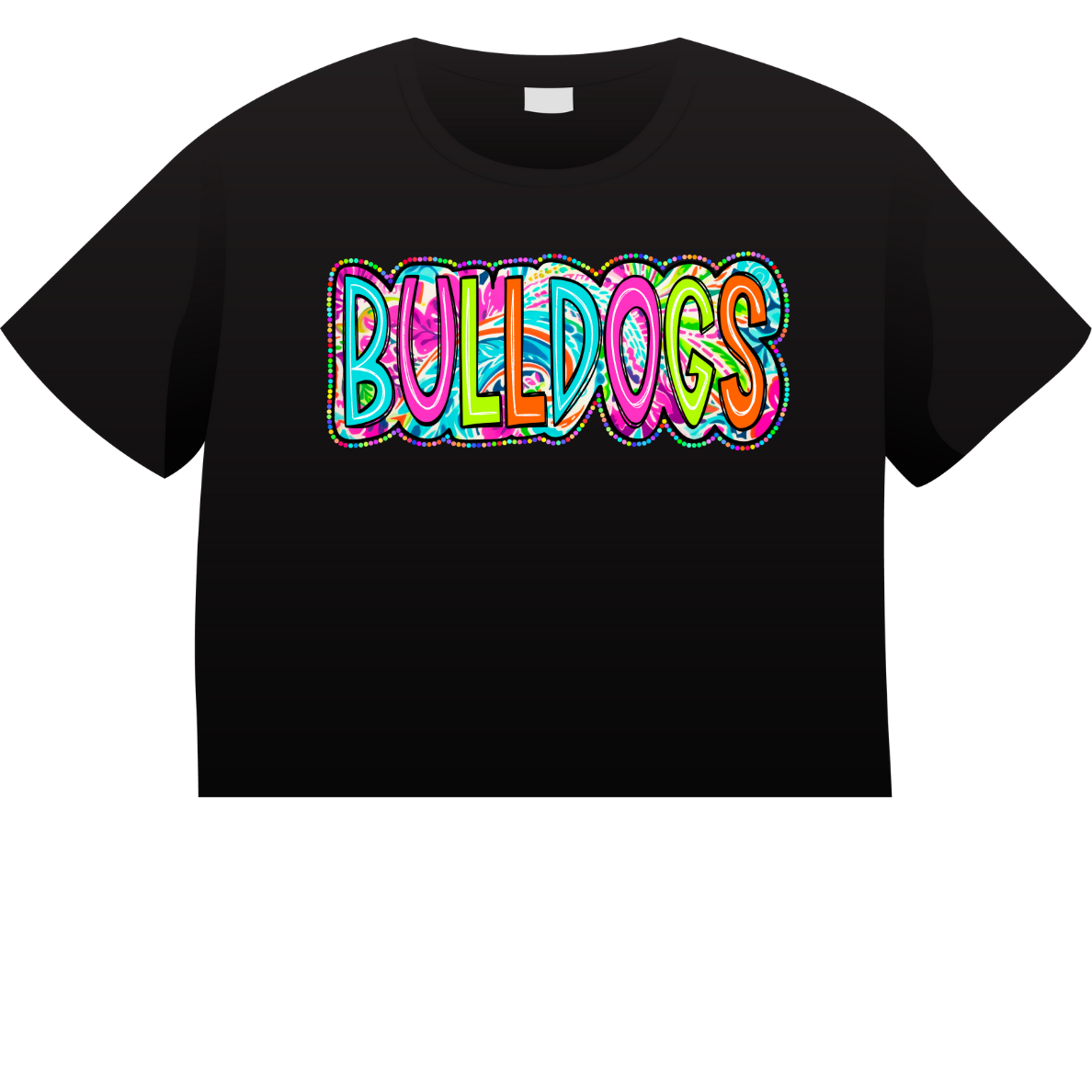 Beach Foral Bulldog Line Shirt Order