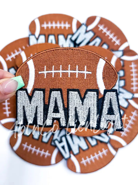 Football Mama Game Day Trucker Hat Embroidery Patch Iron On