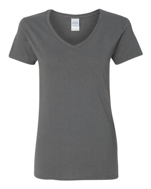 ADULT-Gildan - Heavy Cotton™ Women’s V-Neck T-Shirt - 5V00L
