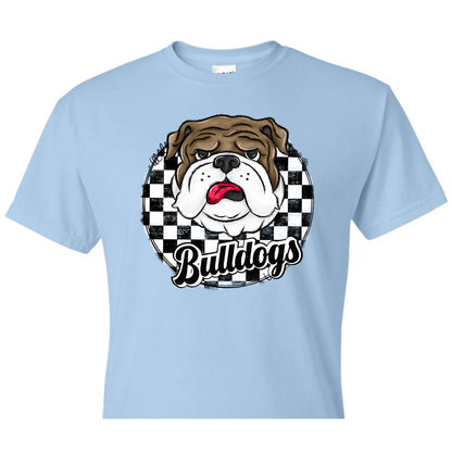 Checkered Bulldogs/Bulldog Head Shirt Order