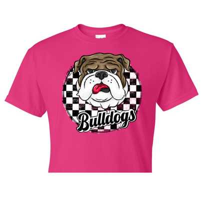 Checkered Bulldogs/Bulldog Head Shirt Order