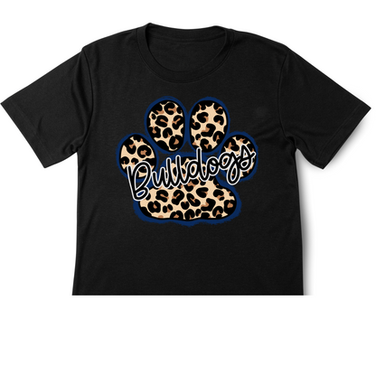 Bulldogs Cheetah Paw Print Shirt Order