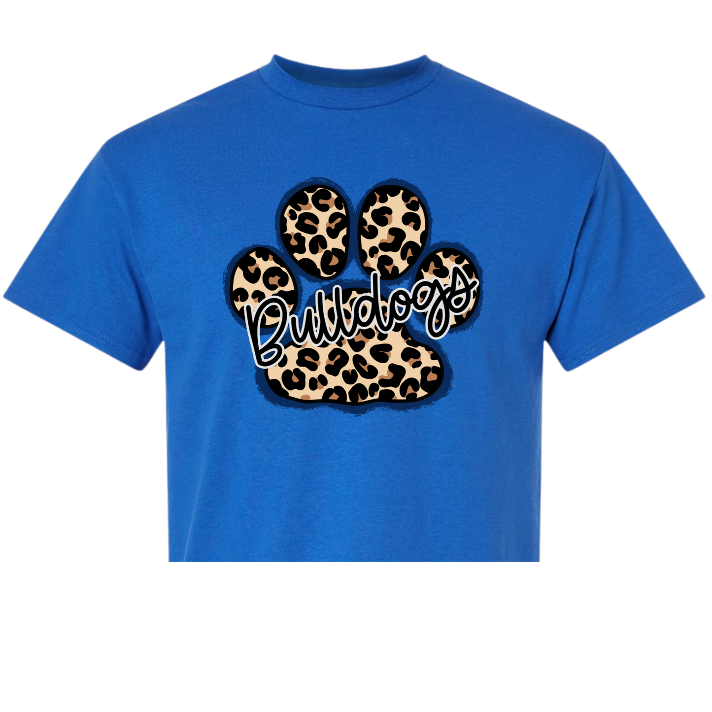 Bulldogs Cheetah Paw Print Shirt Order