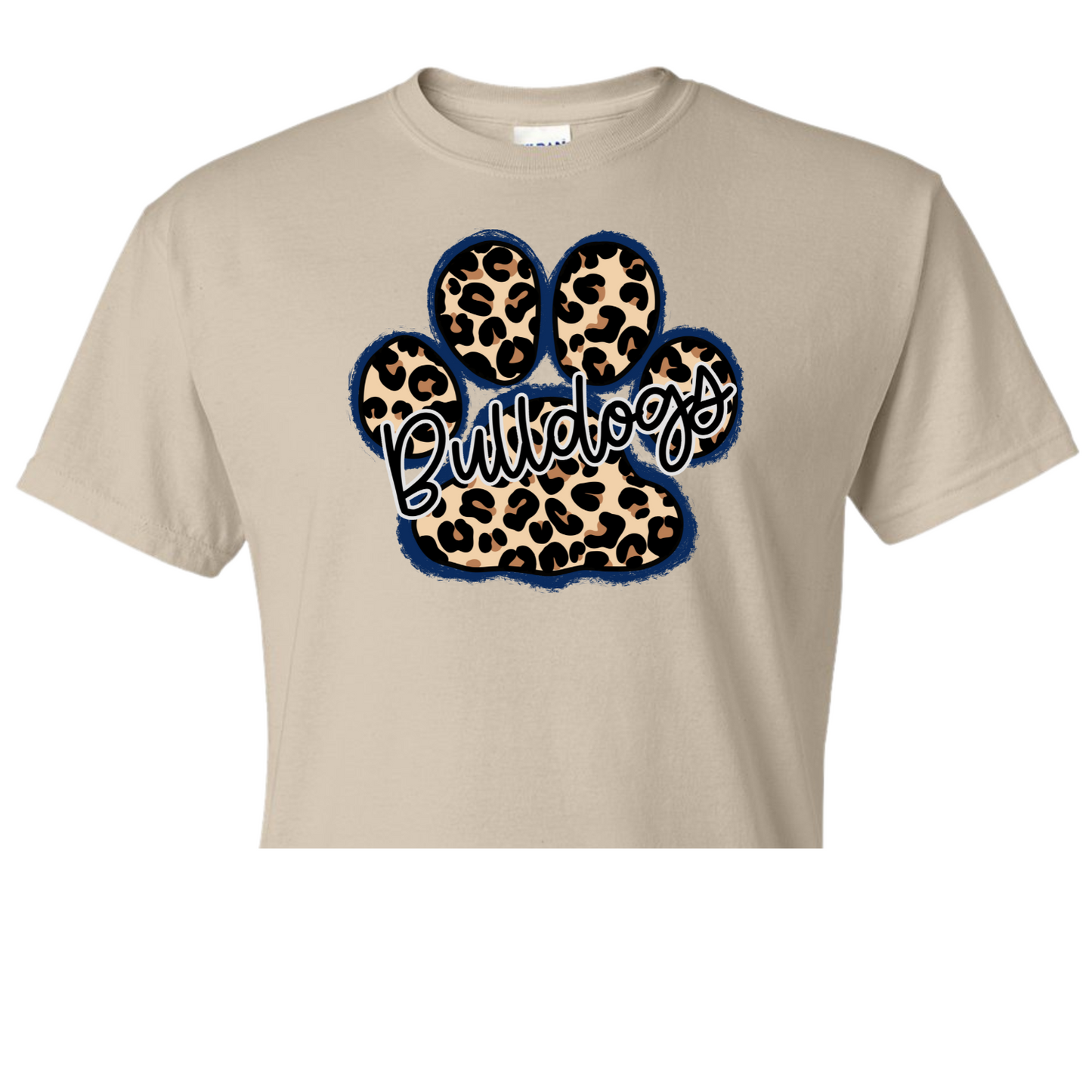 Bulldogs Cheetah Paw Print Shirt Order