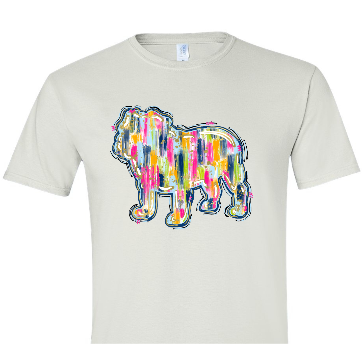 Rainbow Bulldog Silhouette Shirt Order