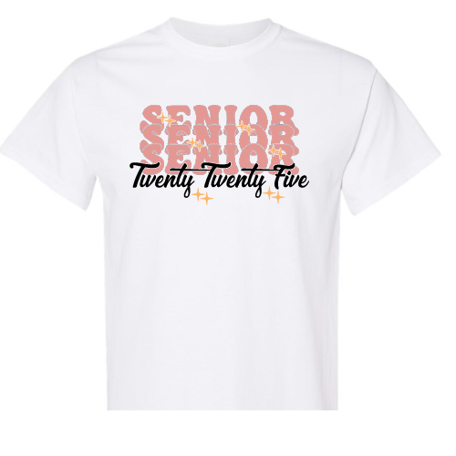 Peach Senior Stack Shirt Order